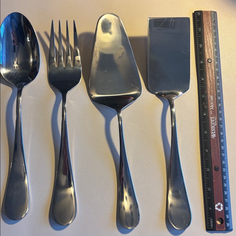 Towle Silver Serving Utensil Set 18/10 - Picture 3 of 3